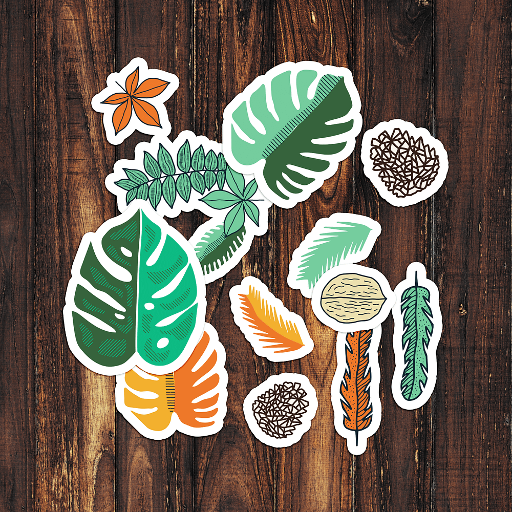 Leaves and Stuff Pack Stickers