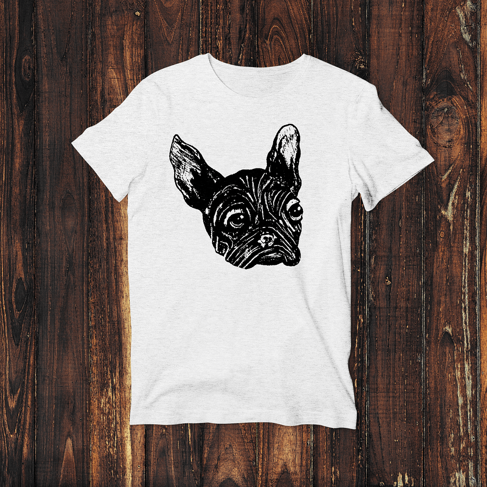 Thoughtful Frenchie Tee